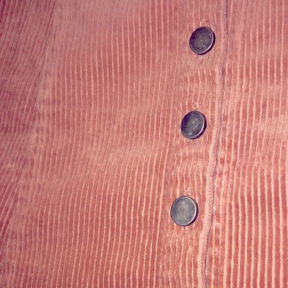 Forever 21 light pink corduroy mini skirt - Picture 2 of 4